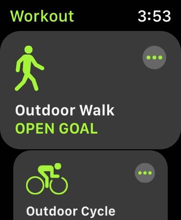 Tracking Workouts