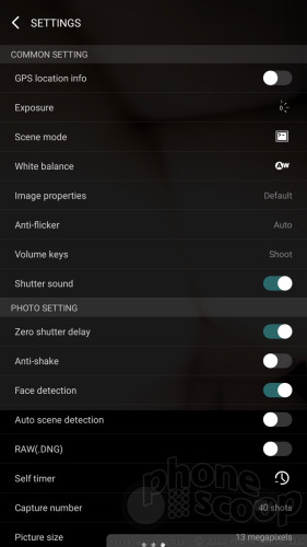 Camera Settings