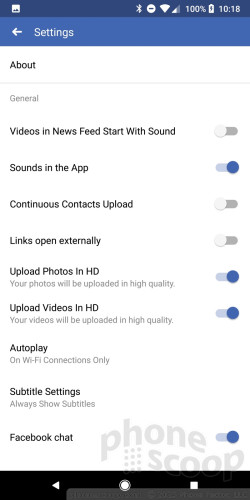 Facebook Settings