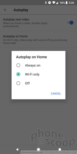 Autoplay on YouTube